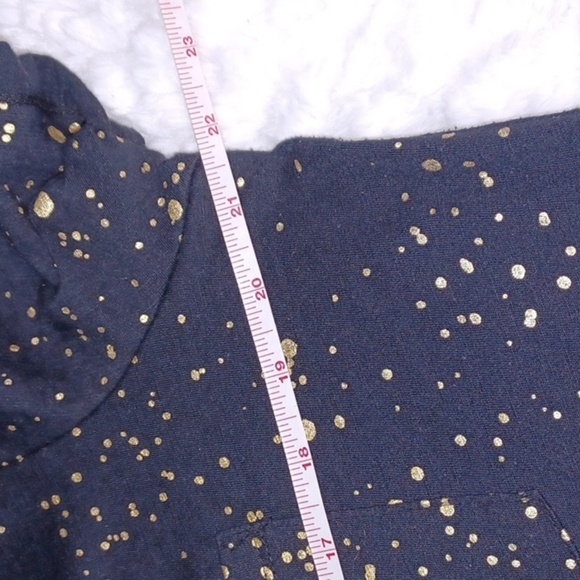 Ana,Womans Black Black &Gold Polka Dot Short Sleeve Pocket T Shirt L  New - Picture 3 of 7